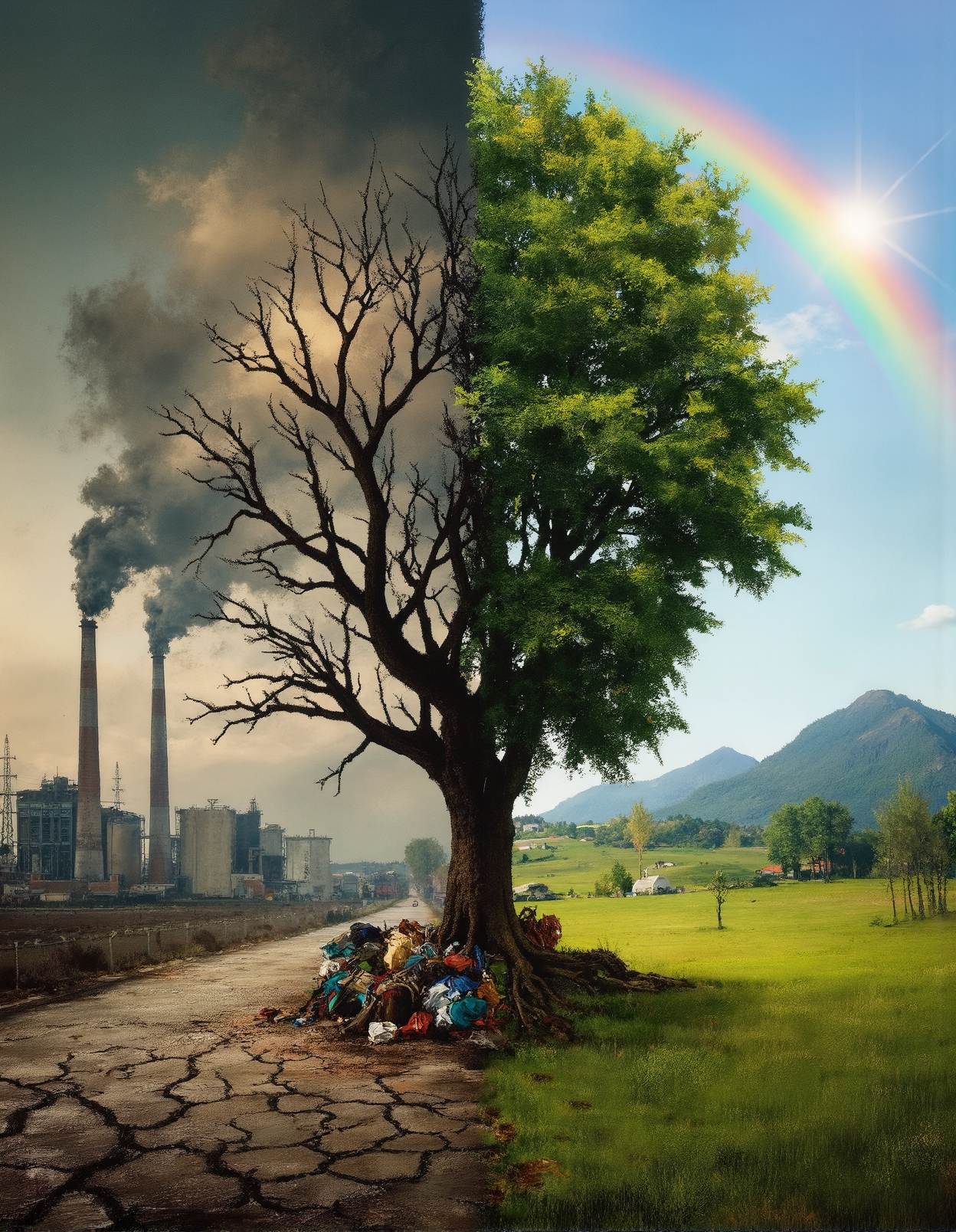 分裂之树：荒芜与繁茂的人面双生景- 魔库