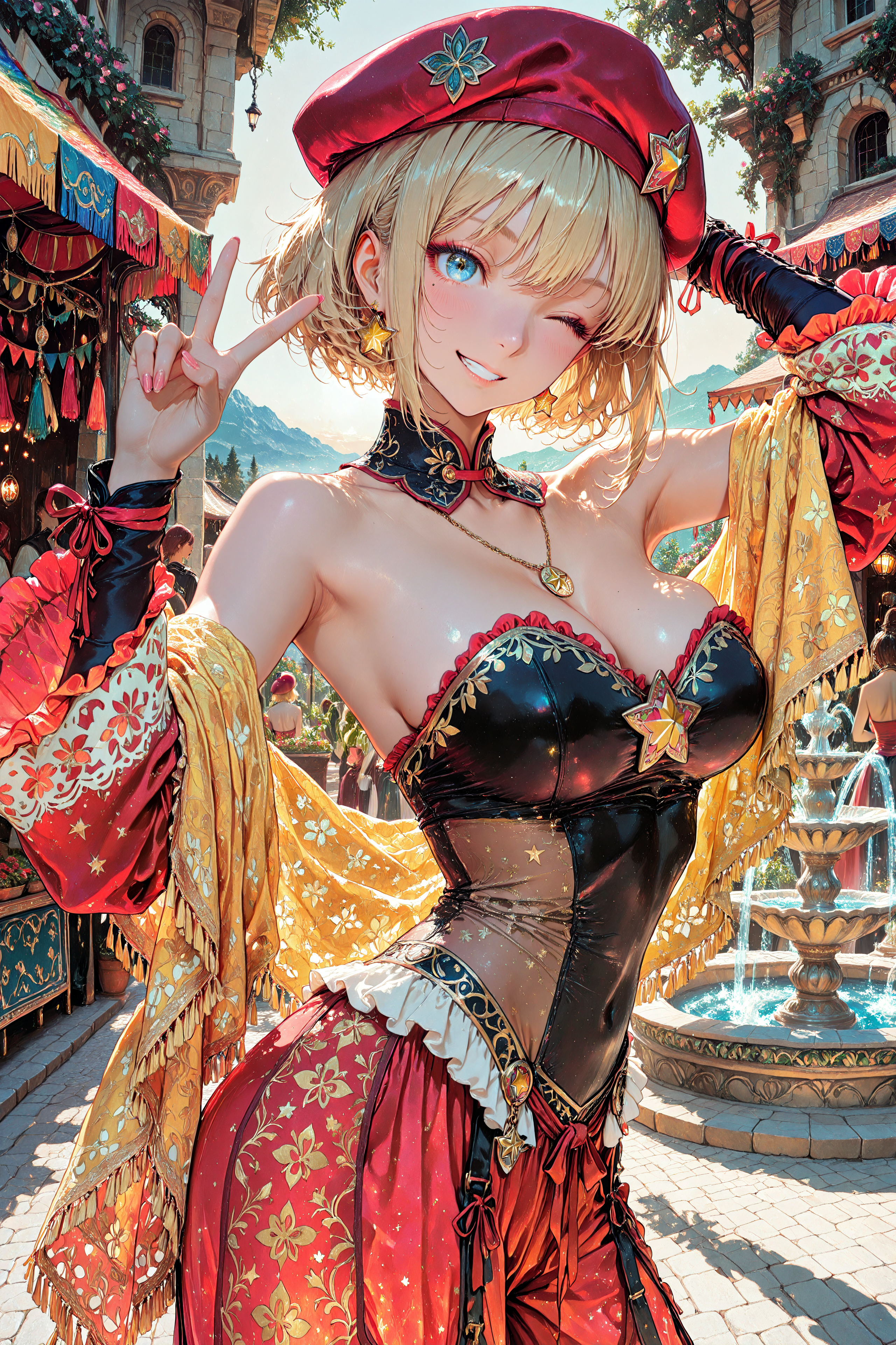 精致动漫少女执笔绘梦,光影流转间星辉闪耀 精致动漫少女执笔绘梦,光影流转间星辉闪耀